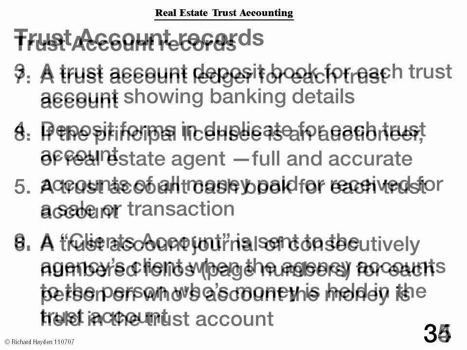 TRUST ACCOUNTING  MODULE CPPDSM4006A Part 1