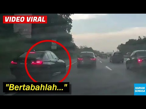 VIDEO BMW tengah sedap ciIok, tiba-tiba tengok apa jadi