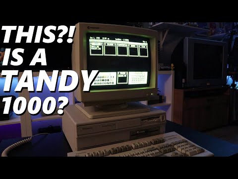 Compact Flash Hard Drive + New Fan for the Tandy 1000 SL2