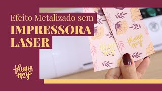 Como aplicar foil sem impressão a laser