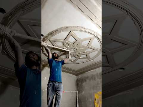 Beautiful Home Ceiling Design Making 😍🔥process Pop design #art #designer