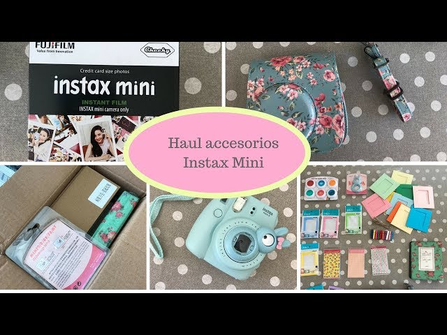 Vídeo relacionado con Kit de Accesorios instax Mini 13, Contiene Funda Original, Mini álbum y Clips para Sujetar Fotos. Color Dreamy Purple
