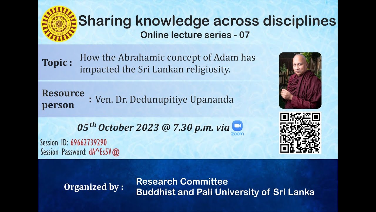 How the Abrahamic concept of Adam has impacted the Sri Lankan religiosity