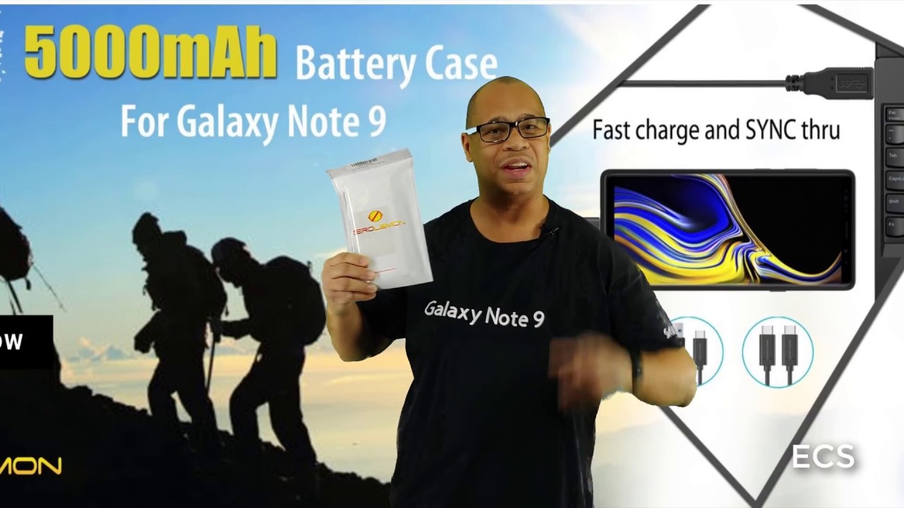 Galaxy Note 9 Battery Case 5000mAh-Upgraded By ZeroLemon | Extend 90%+ Power to Galaxy Note 9
