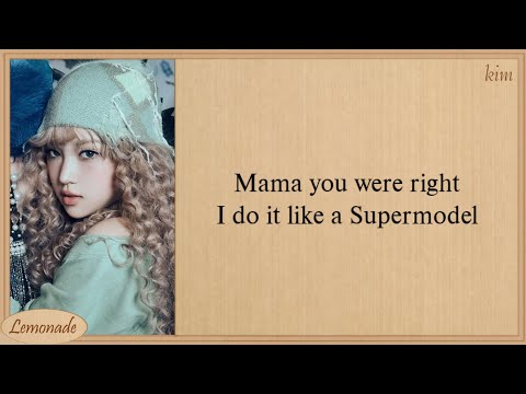 VVUP Super Model Easy Lyrics