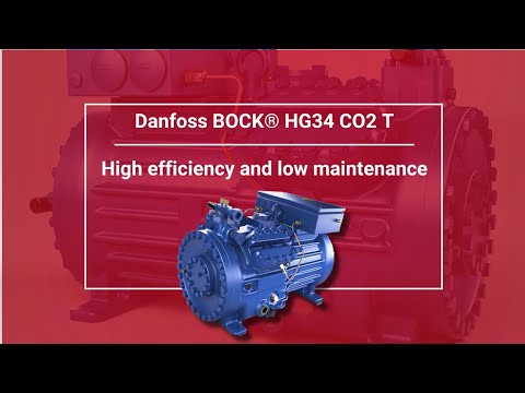 Danfoss BOCK® HG34 CO2 T | The power of suction-gas-cooled compressor technology