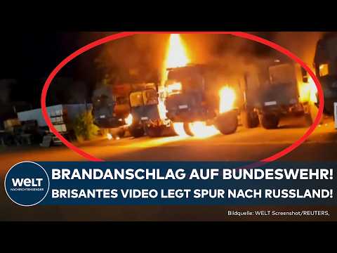 ERFURT: Brandanschläge auf sechs Bundeswehrfahrzeuge! Brisantes Video - Russen jubeln auf Telegram