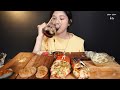 Eat With Boki ASMR MUKBANG Butter Grilled Giant Lobster Scallops BITES ONLY