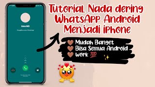 Download lagu Cara Membuat Nada Dering WhatsApp Android Menjadi Nada Dering iPhone mp3