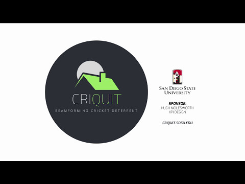 CRIQUIT - an AntiCricket ultrasonic audio turret