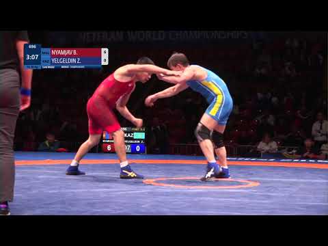 GOLD FS - 70 kg: B. NYAMJAV (MGL) v. Z. YELGELDIN (KAZ)
