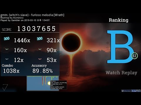 gmtn. (witch's slave) - furioso melodia [Wrath] EZ - B (EZ #6)