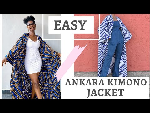 EASY KIMONO JACKET DIY TUTORIAL | How to make a kimono...