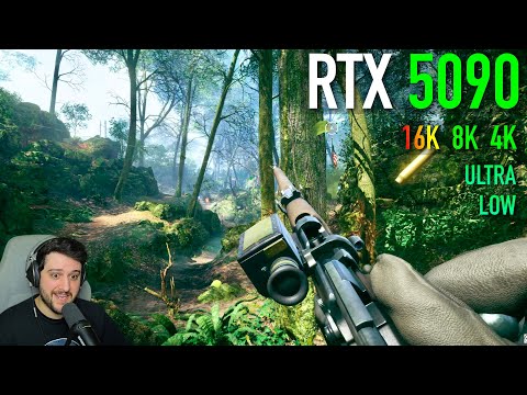 The RTX 5090 in BATTLEFIELD 1 - Absolute Blast! - 4K, 8K, 16K