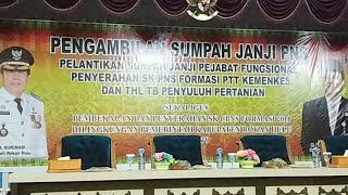 preview picture of video 'Pengambilan Sumpah Janji PNS Di Lingkungan Pemkab Rohul'