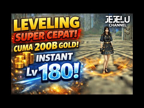 Super Fast Leveling! Only 200B Gold, Instant Level 180 - Atlantica Online