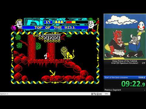 Dizzy 6: Prince of the Yolkfolk - speedrun (any% ZX Spectrum) in 13:52 by TwoSpacesSG