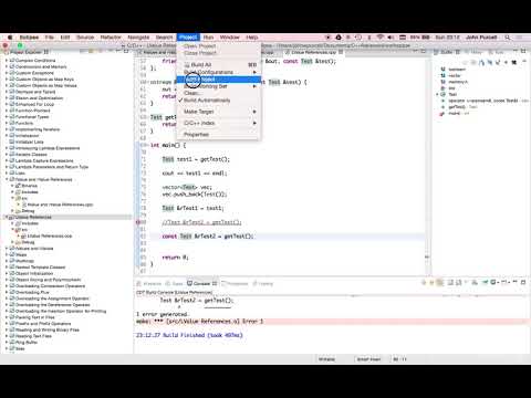Learn Advanced C++ Programming lvalue references