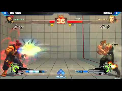 EVO 2013 - Super Street Fighter IV AE Pool Matches - MCZ Tokido vs Robledo
