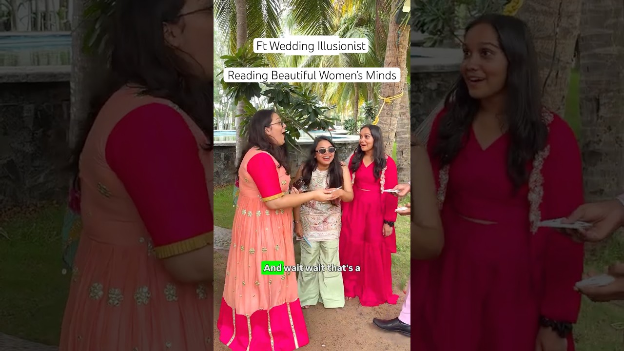 Reading Beautiful women’s minds ft Kannan The Show Man | wedding, Illusionist | Chennai