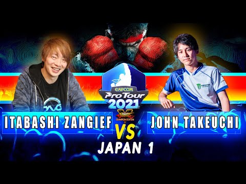 SFV CE -  Itabashi Zangief (Zangief/Abigail) Vs John Takeuchi(Rashid/Cody)  | CPT 2021 Japan 1
