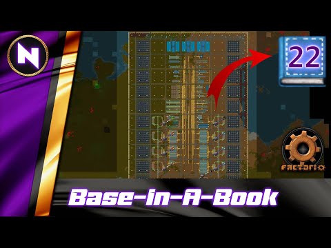 Base-In-A-Book - Stage 1 Complete (Red Belt/Blue Assembler) | #22 | Factorio Lets Play/Walkthrough