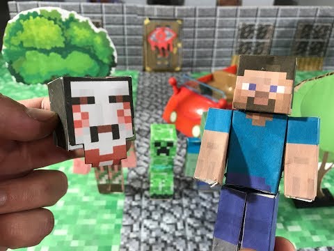 Monster School. Eyes - The Horror Game. Cardboard game. DIY