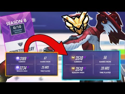 Overwatch Season 8 How To Get To Masters Rank Tips / Guide / Tutorial How To Escape Masters Elo Hell