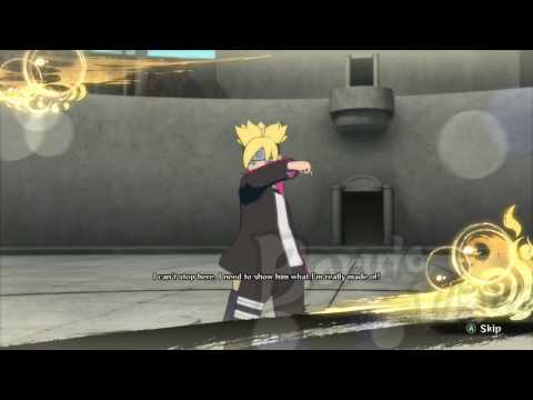 Road to Boruto chuunin exam Round 3 Boruto vs Yurui