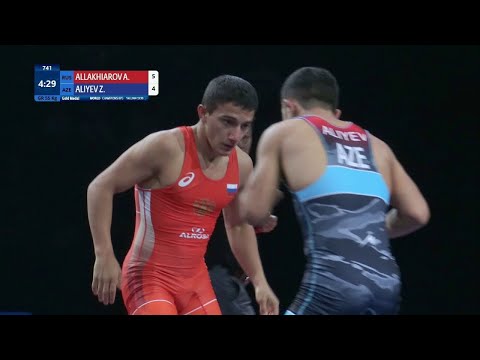 GOLD GR - 55 kg: A. ALLAKHIAROV (RUS) v. Z. ALIYEV (AZE)