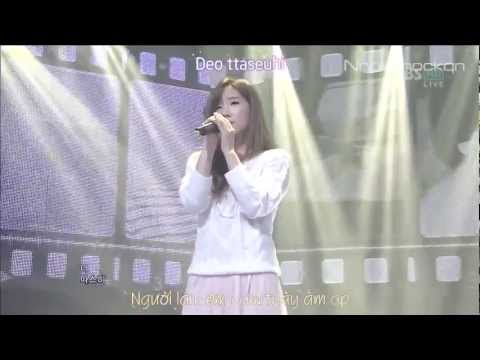 [120916][Vietsub][Live] TaeYeon - Closer @ SBS Inkigayo