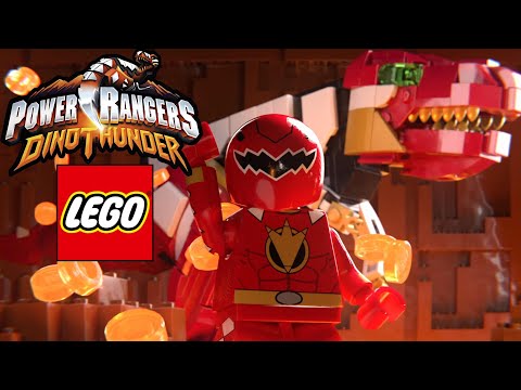 Power Rangers Dino Thunder Morph in Lego [ Animation ]