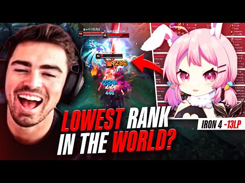SPECTATING THE LOWEST RANKED PLAYER IN THE WORLD... *IRON 4 -13LP*