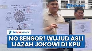 Penampakan Ijazah Legalisir Berwarna Jokowi dari Data KPU, Terbuka Jelas Tak Ada Lagi Data Disensor
