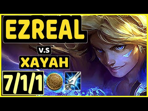 REKKLES (EZREAL) vs XAYAH - 7/1/1 KDA BOTTOM ADC CHALLENGER GAMEPLAY - EUW