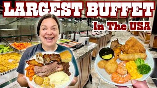 BIGGEST BUFFET EVER! Is SHADY MAPLE Really That Good? Our Full Food Review | Rating Items 1-5