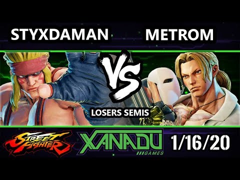 F@X 337 SFV - Styxdaman (Alex) Vs. MetroM (Vega) Street Fighter V Losers Semis