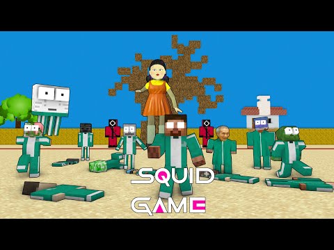 SQUID GAME RED LIGHT GREEN LIGHT CHALLENGE | Platabush Animation