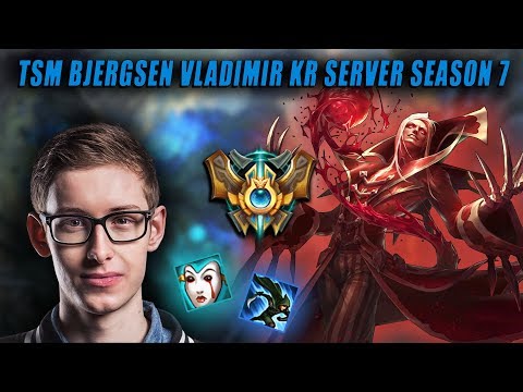 TSM Bjergsen | Vladimir vs Syndra | KR Server Season 7
