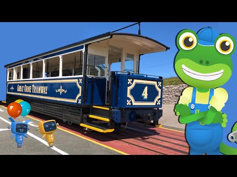 Gecko and the Old Tram | Gecko's Real Vehicles | Trains For Kids | Educational Videos For Toddlers
