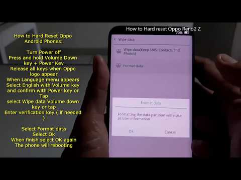 How to Hard reset Oppo Reno2 Z