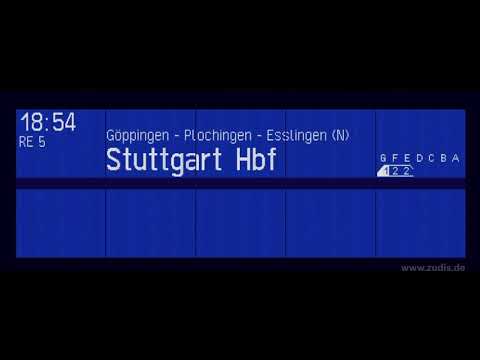 Bahnhofsansage In Ulm Hbf Gleis 3