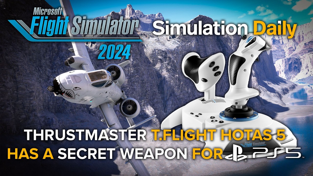 MSFS 2024 on PS5: Thrustmaster T.Flight HOTAS 5 Is the Entry-Level Controller With a Secret Weapon - YouTube