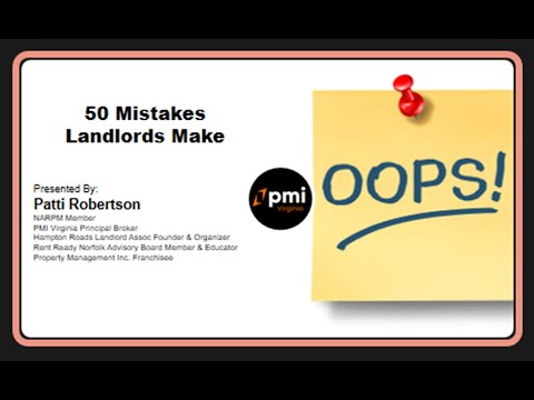 TOP 50 MISTAKES LANDLORDS MAKE
