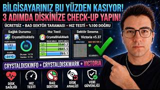 BİLGİSAYARINIZ BU YÜZDEN KASIYOR! 3 ADIMDA DİSKİNİZE CHECK-UP YAPIN!