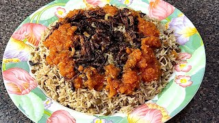 طريقة تحضير المجدرة وجبة غداء لذيذة وسهلة واقتصادية مع طريقة صوص الطماطم اللذيذ