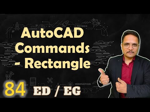 AutoCAD 4 Rectangle AutoCAD Commands Engineering Drawing AutoCAD