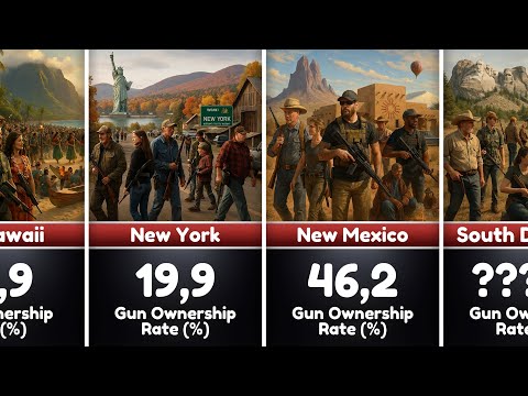 US Gun Ownership Ranked by State: Which States Own the Most Guns?