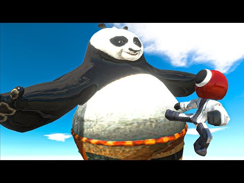 Red Rainbow Friends Funny Moments- Animal Revolt Battle Simulator