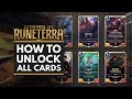 LEGENDS OF RUNETERRA | How to Unlock All Cards